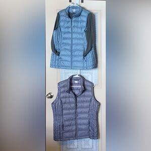 2 Vest’s NWOT Sz-XL 32 Degrees-1 Blue Puffer + 1 Lavender,Alike/Different Colors